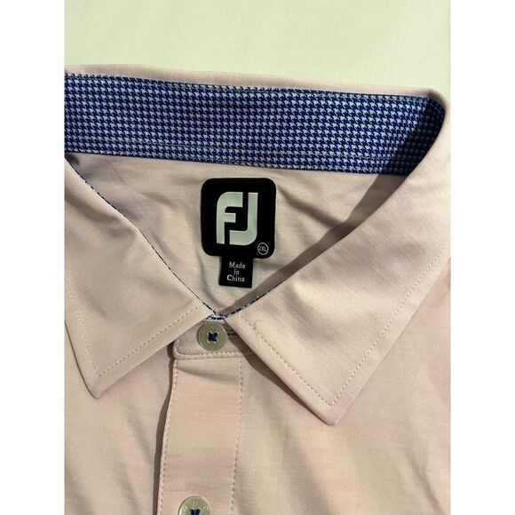 Footjoy Men's Pink Polo Short Sleeve Shirt Size 2XL - Picture 4 of 5